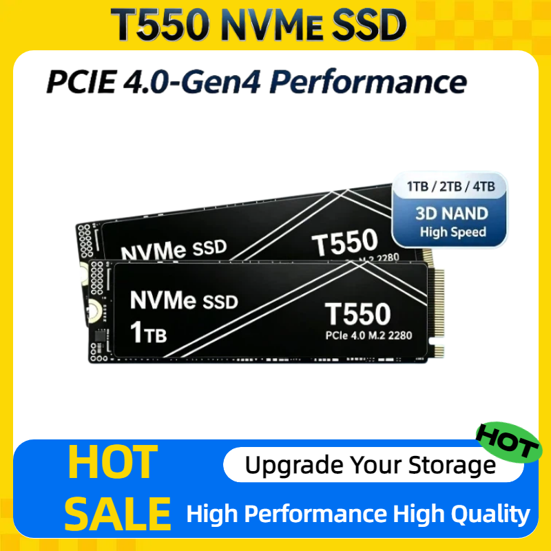 Laptop Gaming Console - New T550 Large Capacity Portable SSD