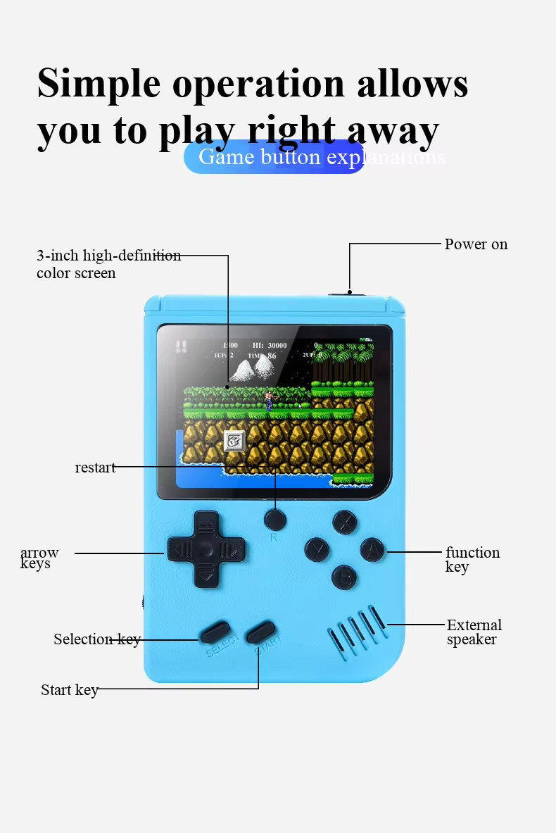 400 In 1 MINI Games Handheld G - Gaming Console Sale recension och pris