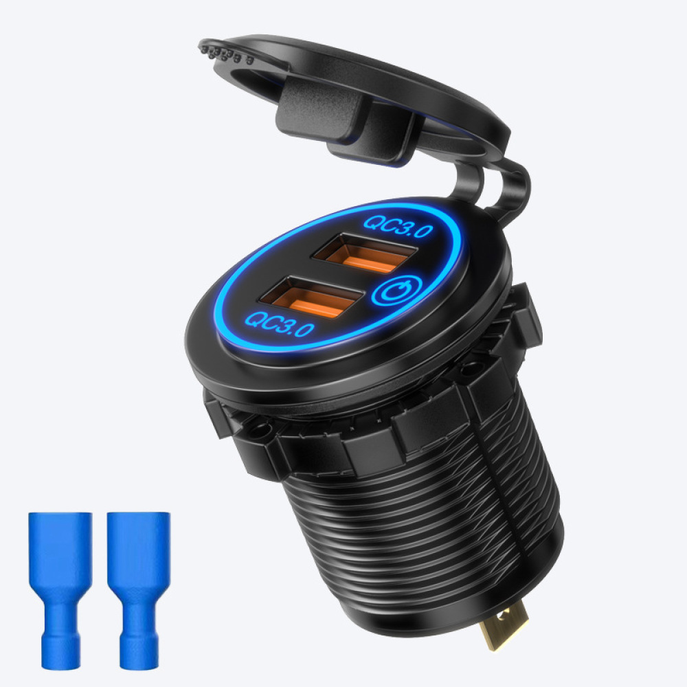 Dual USB Motorcycle Charger PD - Gaming Console Phone recension och pris