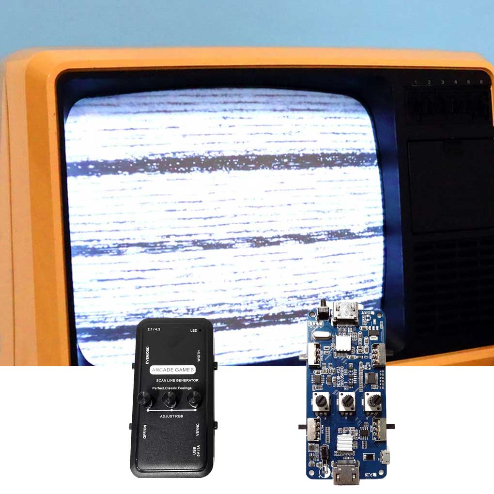 Adjustable Scanline Generator  - Gaming Console Generations recension och pris