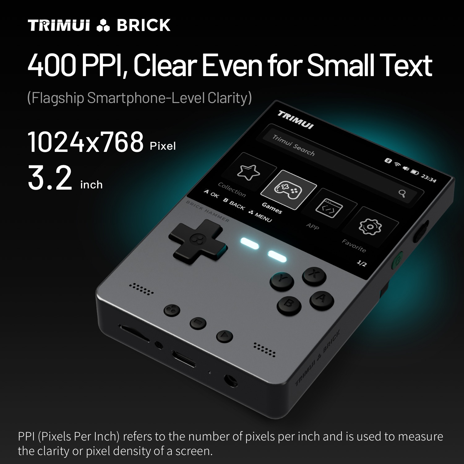 TRIMUI BRICK HAMMER Retro Hand - Gaming Console Phone recension och pris