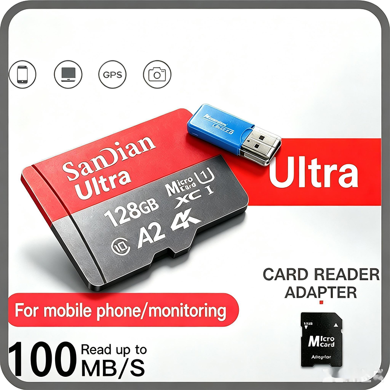 Micro TF SD Card SD Cards Memo - Gaming Console Phone recension och pris